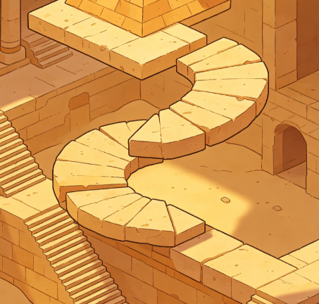 Pyramid Stairs Virtual Game Pack