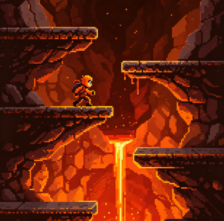 Lava Escape Commands Virtual Game Pack